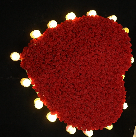 Rose Heart Shape CM ND Celebrates